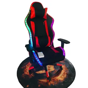प्रकाश गेमिंग Suppliers-लोकप्रिय आरामदायक पेशेवर गेमिंग गेमिंग कुर्सी Ergonomic कुर्सियों रोलिंग कुंडा खेल कुर्सी रोशनी का नेतृत्व किया आरजीबी एलईडी