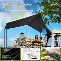 Tente beige entièrement automatique + tapis hexagonal imperméable + tapis de pique-nique, pour le camping en plein air, les voyages, 3-4 personnes, tente de protection solaire monocouche