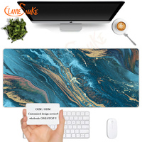 Tapis de souris personnalisé imprimé artisanal 30 x 80 cm pour le bureau, tapis de souris pour jeux à domicile