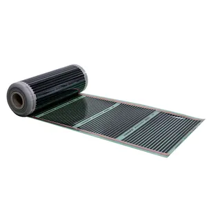 Film chauffant pour l'hiver à taille personnalisée 110v 220v graphène Ptc plancher chauffant électrique infrarouge lointain