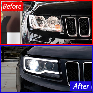 Para Jeep <span class=keywords><strong>Compass</strong></span> 2011-2016 montaje de lámparas delanteras de coche de alta calidad LED faro automotriz lente bifocal gran Oferta Accesorios - Product Image 5