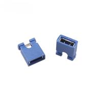 Distance 2.54MM Cavalier Cap Court-Circuit Bloc Pin Connexion Bloc Noir Jaune Bleu Rouge
