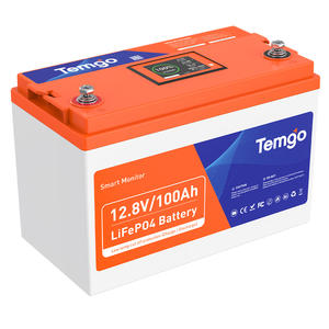 12V 리튬 배터리 100ah 12.8v Lifepo4 배터리 (블루투스 기능 포함) 차량용 AC 시스템 RV 배터리 - Product Image 1