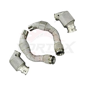 Tubería de Escape de Acero Inoxidable Vortex Performance para BMW X5 G05 F95 2019-2023, Alto Flujo, Turbo, Protector Térmico, Piezas de Modificación - Product Image 3
