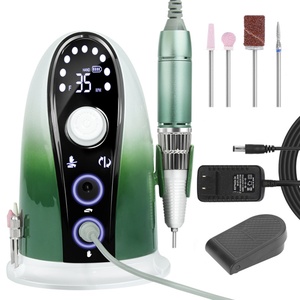Rechargeable Electric <b>Nail</b> Art Grinding Machine Special for Oil Glue Removal Steel <b>Nail</b> Drill Machine 35000rpm Professional - Product Image 1
