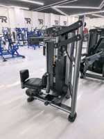 Équipement de musculation professionnel intensif pour salle de sport, machine à rotation du tronc à charge libre en tube d'acier galvanisé de 3 mm