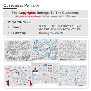 Tapis <span class=keywords><strong>de</strong></span> dessin en silicone personnalisé pour bébé, tapis <span class=keywords><strong>de</strong></span> <span class=keywords><strong>table</strong></span> en silicone pour enfants pour la peinture - Product Image 2