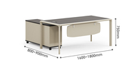 Meubles de bureau en gros, poste de travail en bois, table de direction, bureau en bois pour les gestionnaires administratifs