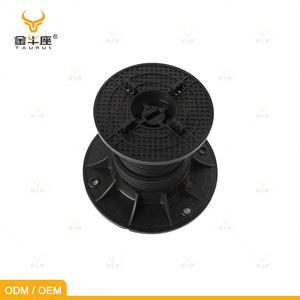 Pavé con piedistallo in plastica regolabile con piedistallo per pavimento in pietra con supporto per pavimento Auto con livellamento automatico correttore per pendenza 65-150mm - Product Image 1