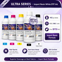 Résine blanche NUOYU Ultra pour I3200 XP600 I1600 1000ml CMYK pour transfert textile direct sur film par sublimation thermique