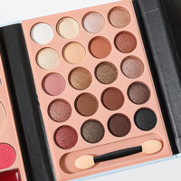 Palette de fards à paupières minéraux mats et scintillants pour le maquillage du visage, magnétique, haute pigmentation, personnalisable, marque privée, 30g, multicolores foncés