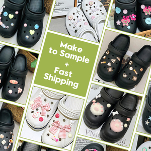 อุปกรณ์ตกแต่งรองเท้ารูปสัตว์น่ารักสำหรับชายหาด ขายส่งจี้ห้อยรองเท้าแบบกำหนดเอง ตกแต่งรองเท้ารูปทรงต่างๆ หลากสี - Product Image 3