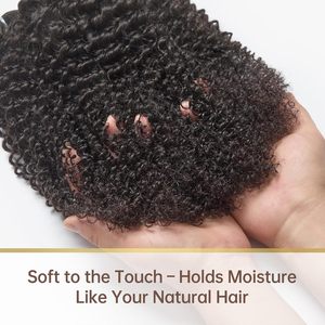 Cheveux humains vierges Remy bouclés crépus en lots de 100g, double trame machine, ondulations lâches, ondulations profondes effet eau - Product Image 4