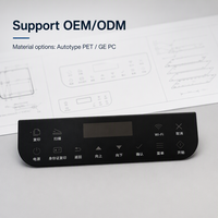 Panneau de commande tactile à membrane personnalisé, clavier capacitif en PET/PC, pour copieur, scanner, imprimante, OEM/ODM, interfaces étanches