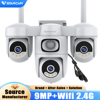 Caméra PTZ intelligente avec suivi automatique multicaméra, audio Wi-Fi, triple objectif, application OKAM Pro, microprocesseur, caméra PTZ sans fil