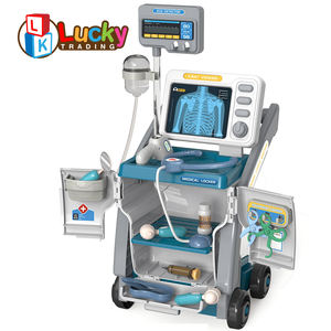 एलके टॉयज प्रिटेंड प्ले हाउस सेट प्लास्टिक मेडिकल कार्ट हॉस्पिटल किट किड्स डॉक्टर टॉय अल्ट्रासाउंड मशीन - Product Image 2