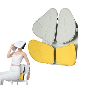 Cuscino Lombare Ergonomico a Quadrifoglio, Supporto Schiena Regolabile Super <span class=keywords><strong>Elastico</strong></span> per Sedia da Ufficio e Sedile Auto, per Dolore Lombare - Product Image 1