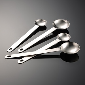 ช้อนตวงกาแฟ <span class=keywords><strong>1</strong></span> ช้อนชา <span class=keywords><strong>1</strong></span> ช้อนโต๊ะ ด้ามยาว ทำจากสแตนเลส 304 สำหรับตวงกาแฟบด ชา ผงต่างๆ - Product Image 4