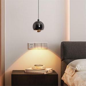 Modern Minimalist Single Head Pendant <b>Light</b> Luxury Round <b>Dining</b> Room Bedroom Counter Height Adjustable for Bar for Bedside - Product Image 4