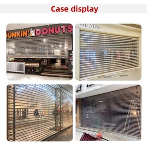 Porta Avvolgibile Automatica in Policarbonato Trasparente, Serranda di Sicurezza per Negozi, Boutique e Centri Commerciali - Product Image 4