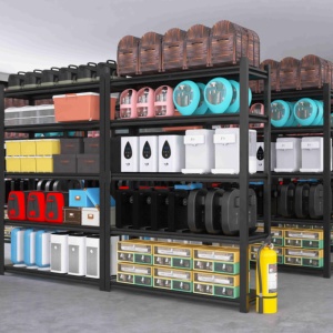 <span class=keywords><strong>Estantería</strong></span> de exhibición personalizada a <span class=keywords><strong>precio</strong></span> de fábrica, estante sin pernos de 5 niveles para almacenamiento, estante de Metal sin pernos - Product Image 6