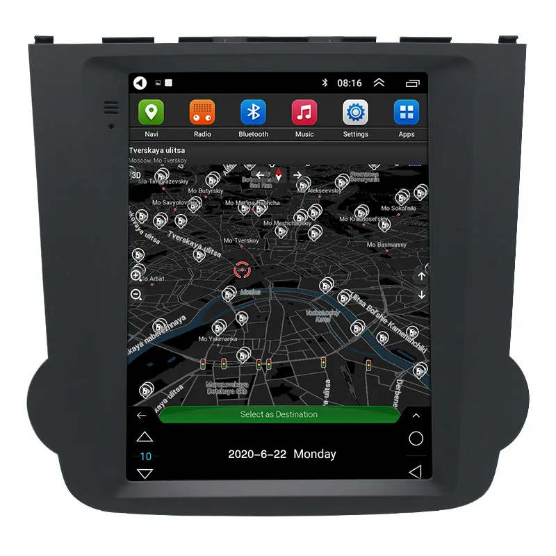 ホンダCRV2006-2012AndroidカーラジオGPSプレーヤーWIFI4コアCarplay/4G/RDS/8コアマルチメディア9.7 "フルタッチスクリーンオーディオ用