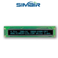 Gerçek LCM WEH004002A paralel SPI seri 4002 WS0010 40X2 karakter LCD modülü Winstar 4002 Oled ekran