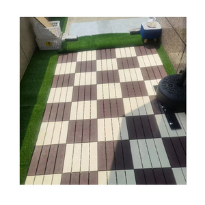Outdoor Modern Garden Balcony Patio Decoration Flooring Interlocking <b>Plastic</b> Deck Tiles - Product Image 1