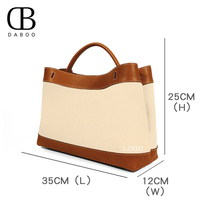 Vente en gros d’usine toile et sac à bandoulière femme en cuir evercolor logo personnalisé design pliant sac à main de luxe