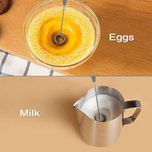 Fabricante al por mayor eléctrica de mano de café vaporizador de leche y mano automático café leche espuma - Product Image 4