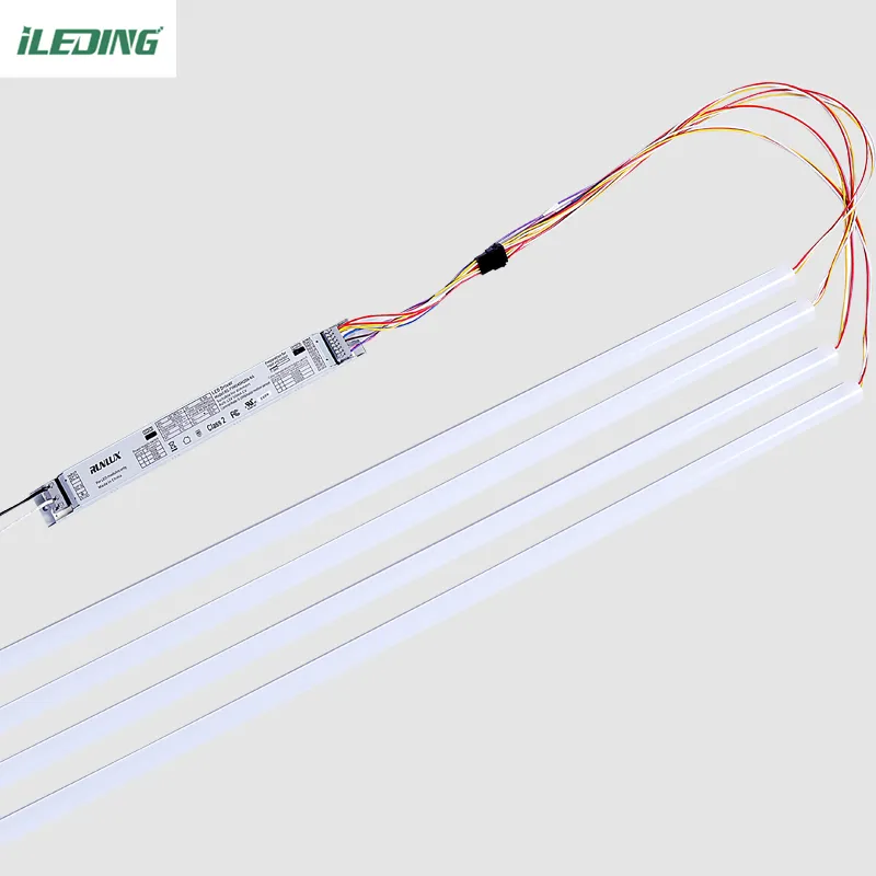 Canale di alloggiamento per estrusione di illuminazione a strisce a Led con Clip per tappi terminali per copertura in PC strisce magnetiche a LED