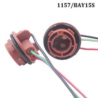 Adaptateur de prise de douille pour ampoules LED de voiture, faisceau de câblage, connecteur P21W 7528 1156 1157 BA15S BAY15D BAU15S 7440 7443 T20