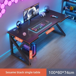 <span class=keywords><strong>Scrivania</strong></span> da Gaming HLONONE con Telaio in Metallo 140 <span class=keywords><strong>cm</strong></span> <span class=keywords><strong>60</strong></span> <span class=keywords><strong>cm</strong></span>, <span class=keywords><strong>Scrivania</strong></span> Ergonomica per Gamer con Superficie in Fibra di Carbonio, Tappetino per Mouse, Portabicchieri e Gancio per Cuffie - Product Image 5