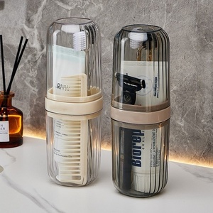Wholesale <b>Large</b>-Capacity Travel Holder Bathroom <b>Sets</b> Organizer for and Toothpaste Comb Storage - Product Image 1