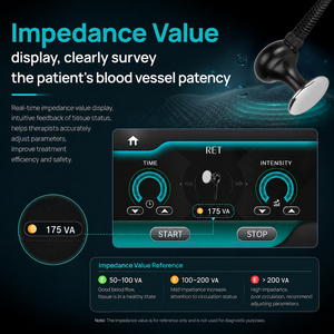 Dispositivo Portátil de Terapia Tecar, Diatermia Capacitiva y Resistiva, Máquina de Fisioterapia Tecar Profesional Indiba - Product Image 4