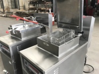 Friteuse à pression PFG-500, prix usine, type Broaster, KFC Computron 8000, 25L, 220V/380V, panneau programmable/manuel, pour poulet frit