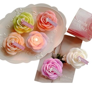 Velas Aromáticas Personalizadas al por Mayor con Forma de Rosa y Peonía, Regalo de San Valentín, Decoración Clásica para el Hogar y Bodas - Product Image 3