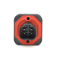 Connecteur d'alimentation DT15-4PB noir 4 broches fil-circuit imprimé, étanche, pour carte PCB, adaptateur automobile droit