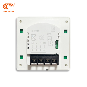 Thermostat intelligent WiFi Tuya pour chauffage par le sol, écran tactile, double <span class=keywords><strong>sonde</strong></span> NTC, système <span class=keywords><strong>de</strong></span> film <span class=keywords><strong>chauffant</strong></span> en carbone infrarouge lointain, CE RoHS 220V - Product Image 3