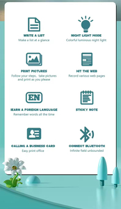 Mini autocollant imprimante thermique M7 Portable imprimante thermique Machine M7 <span class=keywords><strong>Photo</strong></span> étiquette mauvaise Question impression petit avec veilleuse - Product Image 3