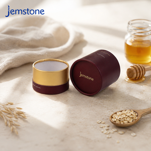 Custom Logo Airtight Food Paper Tube for Honey <b>Jar</b> Spices Premium Round Cardboard Tube Packaging Cylinder Container - Product Image 3