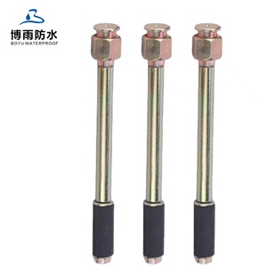 Customizable M8 Flat Head Nipple 16*120mm & 130mm <b>Waterproof</b> Injection Packers Steel for Concrete China Factory Design - Product Image 2