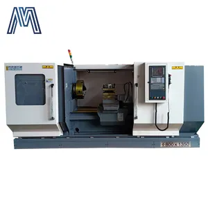 Çin fabrika yüksek doğruluk CNC metal iplik torna makinesi fiyat