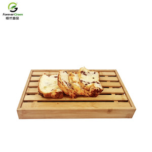 เขียงไม้ไผ่เฮงยูชิงพินอเนกประสงค์สำหรับหั่นและเสิร์ฟขนมปัง - Product Image 2