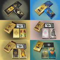 Cartes de tarot oracle miniatures roses personnalisées à imprimer soi-même, 78 cartes princesse arc-en-ciel, lots en gros en russe, impression personnalisée