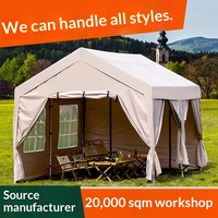 Tente pop-up d'extérieur populaire pour stand de marché, publicité, marché nocturne, auvent spécial, abri quatre pieds, camping hivernal, chaleur, démontable