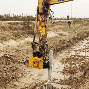 Machine de piquage agricole à haute fréquence vibratoire pour pieux en ciment et en bois, usage en petites constructions - Product Image 1