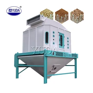 YUDA High Efficiency Feed Pellet Cooling Machine Equipment Complete Line Counterflow Pellet Cooler 55KW