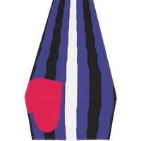 Chemin de table en polyester imprimé motif arc-en-ciel gay personnalisé en cuir, idéal pour les banquets et la décoration de fêtes à thème