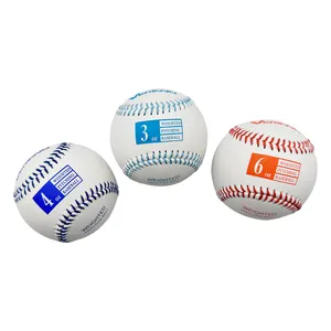 New Arrival 9inch Practice 3OZ-14OZ Customized Heavy Weighted Leather Training Baseball Balls